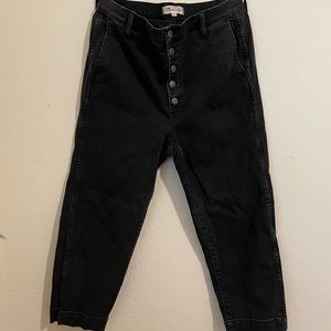 Madewell trouser style jeans. Worn a few times but in good condition.